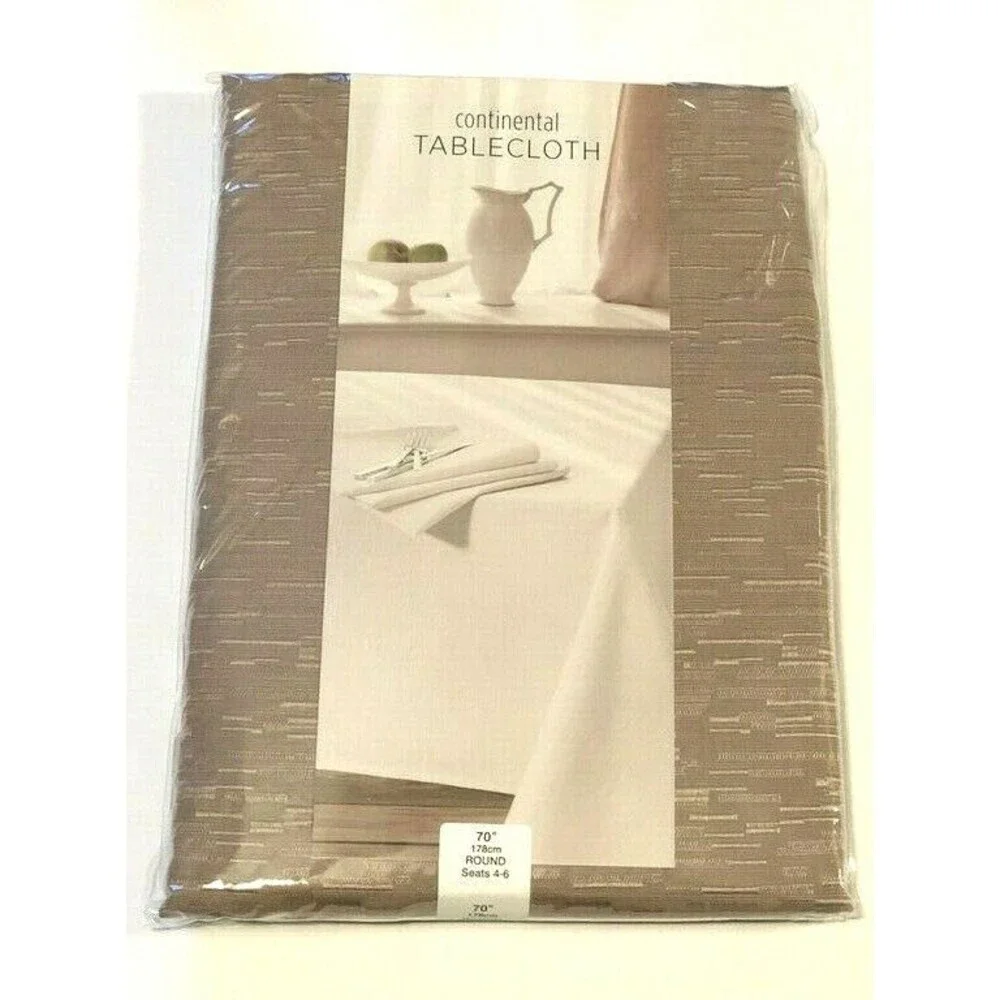 Continental Collection Round Tablecloth 70